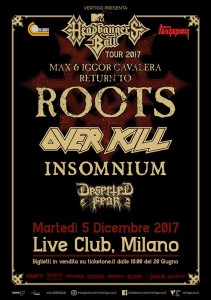 roots overkill 05.12.2017 milano